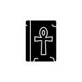 History, ankh icon. Simple glyph, flat of history icons for ui and ux, website or mobile application