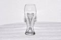 Classic wizen wheat beer glass. Royalty Free Stock Photo