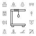 History, decapitate flat vector icon in history pack