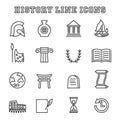 History line icons