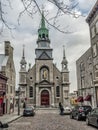 History of the Oldest Chapel in Montreal, Notre-Dame-de-Bon-Secours Royalty Free Stock Photo