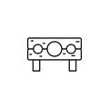 History, pillory icon. Simple thin line, outline of History icons for UI and UX, website or mobile application