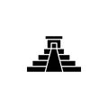 History, pyramid icon. Simple glyph, flat vector of history icons for ui and ux, website or mobile application