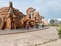 History repeated with Mythological Chariot symbolizes strength in Hydrabad Film city.