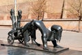 History sculpture at The Old Fort Prison Complex, Constitution Hill, Johannesburg, Republic of South Africa