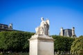 History statue near the Triumphal Arch of the Carrousel, Paris, France Royalty Free Stock Photo