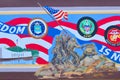 History of Williams mural Iwo Jima