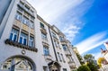 Histrorical residential art nouveau buildings in Bogenhausen, Munich Royalty Free Stock Photo