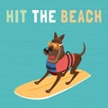 Hit the beach icon