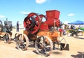 Antique American flywheel engine: Van Duzen Rois (1913) Royalty Free Stock Photo