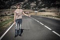 Hitchhiker Royalty Free Stock Photo