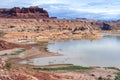 Hite Marina on Lake Powell and Colorado River in Glen Canyon National Recreation Area Royalty Free Stock Photo