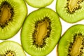 Hith angle of cut kiwis