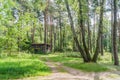 Hitler`s Nazi bunker `Barenholle` near Smolensk Russia.