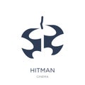 hitman icon. Trendy flat vector hitman icon on white background