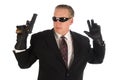 Hitman surrendering. Royalty Free Stock Photo