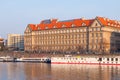 Hitorical building, Faculty of Law, Charles University in Prague Royalty Free Stock Photo