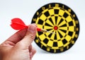 Hitting target Royalty Free Stock Photo