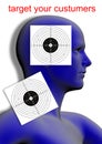 Hitting the target Royalty Free Stock Photo