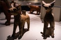 Hittite Bull figures from bronze age