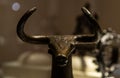 Hittite Bull head from Bronze age Royalty Free Stock Photo