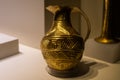 Hittite golden vessel from bronze age
