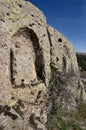 Hittites gods cut on the rock plateau,ancient religious symbols