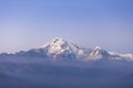 Hiunchuli and Annapurna South Royalty Free Stock Photo