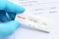 HIV positive test result