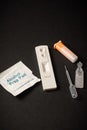 HIV rapid test kit Royalty Free Stock Photo