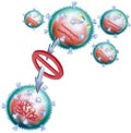 HIV Virus Reverse Transcriptase Block