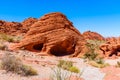 The Hive red sandstone rock at Valley of Fire State Park