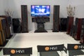 HiVi high fidelity audio equipment demonstration at the Consumer Electronic Show CES 2020