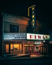 Hiway Theater vintage sign, Jenkintown, Pennsylvania