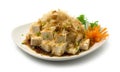 Hiyayakko Japanese chilled Tofu Agedashi Tofu Royalty Free Stock Photo