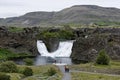 Hjalparfoss in South Iceland, Europe Royalty Free Stock Photo