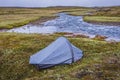 Tenting in Iceland