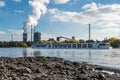 HKM producing steel close to the river rhine