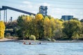 HKM producing steel close to the river rhine