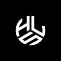 HLS letter logo design on white background. HLS creative initials letter logo concept. HLS letter design