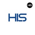 HLS Logo Letter Monogram Design Royalty Free Stock Photo