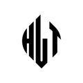 HLT minimalist and classic logo Royalty Free Stock Photo