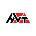 HLT triangle letter logo design with triangle shape. HLT triangle logo design monogram. HLT triangle vector logo template with red Royalty Free Stock Photo