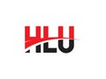 HLU Letter Initial Logo Design Vector Illustration Royalty Free Stock Photo