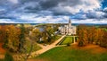 Hluboka Castle, historic chateau in Hluboka nad Vltavou in South Bohemia, Czech Republic. Famous Czech castle Hluboka nad Vltavou Royalty Free Stock Photo