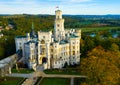 Hluboka Castle in Hluboka nad Vltavou, Bohemia