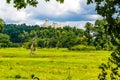 Hluboka castle-Hluboka nad Vltavou,Czech Republic Royalty Free Stock Photo