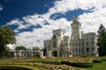 Hluboka nad Vltavou neogothic castle Royalty Free Stock Photo