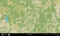 Hlusk District, Belarus. Topographic Humanitarian Royalty Free Stock Photo