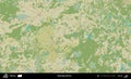 Hlybokaje District, Belarus. Topographic Humanitarian Royalty Free Stock Photo